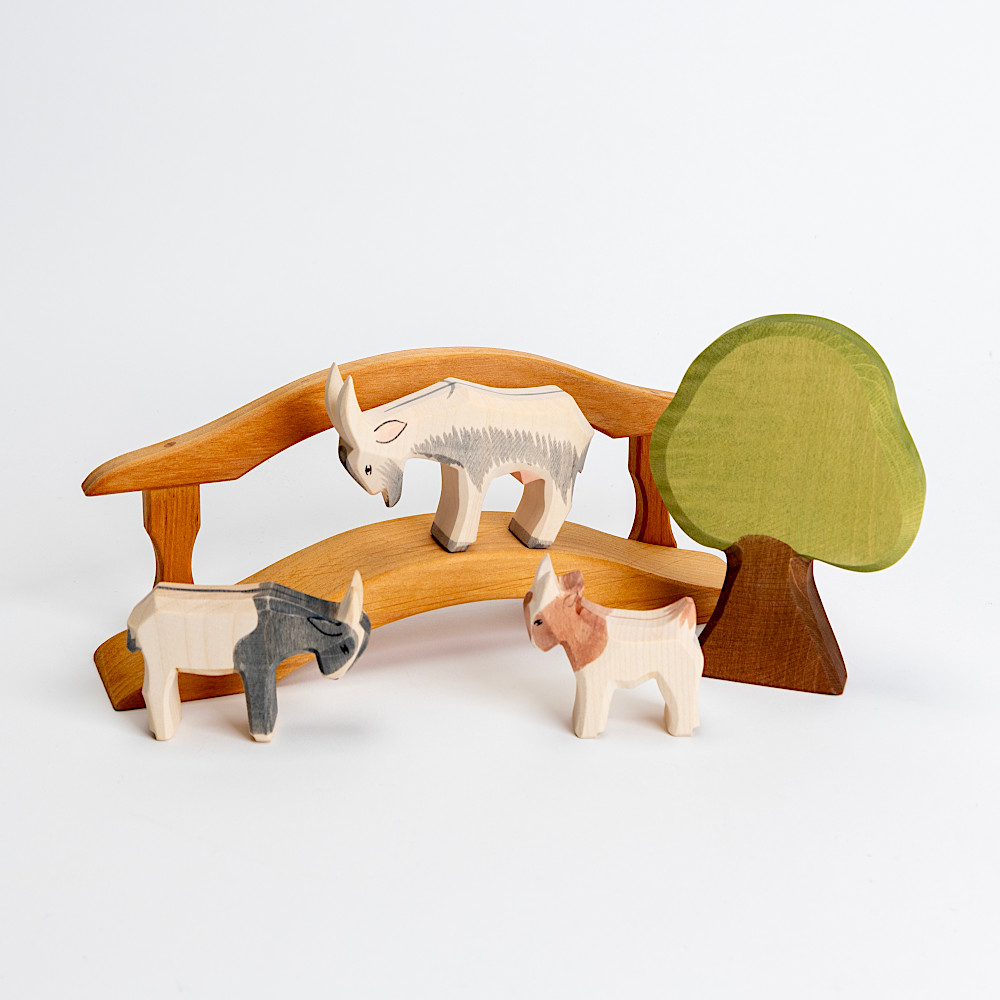 天然木 生産オストハイマー 5点 - 知育玩具