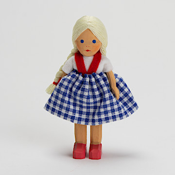 アトリエニキティキ ドイツ ハーン社 木彫り人形 祈る子供 - おもちゃ/人形