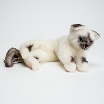 6100 ねそべり猫（小）ヒマラヤン：おもちゃ：百町森