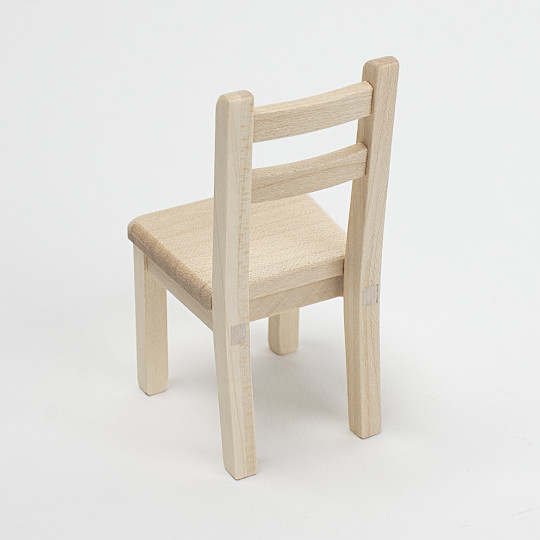 椅子(白木)：おもちゃ：百町森