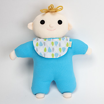 【完成品】赤ちゃん人形(ブルー) ：おもちゃ：百町森